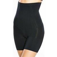 Spanx OnCore High-Waisted Mid-Thigh Black Shorts Size Medium NWOT