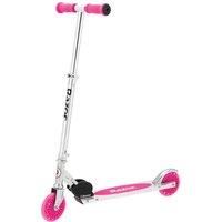 Razor A Kick Scooter A125 Pink GS Adjustable Folding Push Along - Age 5+