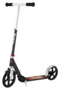 Razor A5 Lux Black Label Adjustable Handlebar Outdoor Ride On Scooter