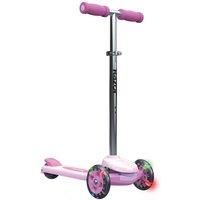 Razor Rollie, 3-Wheel Scooter for Younger Children, Seated and Stand-Up Riding Options, Light Up Wheels, For Ages 2 1/2-4, Adjustable handlebars, Kick Scooter, Pink