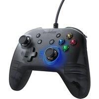 dreamGEAR BIONIK Shadow Wired Controller for Nintendo Switch & OLED - Advanced Gaming Remote with 6ft Cable & Ergonomic Design - Responsive Rubberised Analog Sticks for Enhanced Control & Comfort