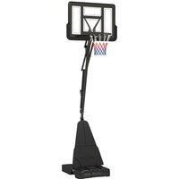 Outdoor Height Adjustable Basketball Hoop - Black Or Red