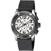 Black Band Silver Watch