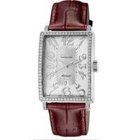 Avenue of Americas Glamour MOP Dial Leather Swiss Quartz Watch