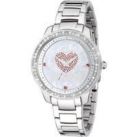 Shiny Watch Silver Stainless Steel Bracelet Silver Dial