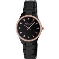 Helsingr Watch with triangular hour-markers, IP case & bracelet with IP bezel ring and crown