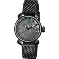Black Dial Black Band Watch