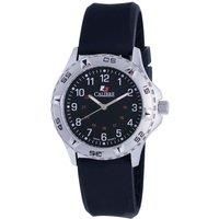 Calibre Men's Sea Wolf watch Black Silicone strap White dial