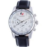 Men's Buffalo Watch Black Leather Calfskin Black L3 Dial