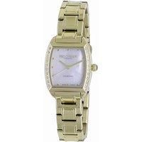 Bonn R2600-04-009 White Dial Gold Stainless Steel Diamond Watch