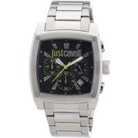 Pulp Watch Silver Stainless Steel Bracelet Black Dial