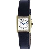 LADIES QA WHITE DIAL ROMAN & ARABIC NUMERAL BLACK STRAP WATCH