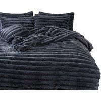 Teddy Fleece Jumbo Corded Duvet Cover & Pillow Set - 4 Sizes & 4 Colours