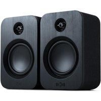 House of Marley Get Together Duo Bookshelf Speakers - Bluetooth Speakers with AUX Input, Turntable Compatible - High Definition Active Bookshelf Speaker, Sustainable Design