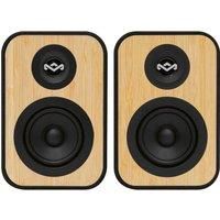 House of Marley Uplift Bookshelf Speakers - Bluetooth Speakers with AUX Input & RCA Cable, Smartphone, Turntable Compatible - Hifi Active Bookshelf Speaker, Sustainable Design