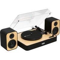 House of Marley Revolution Wireless Turntable with Speakers - Sustainably Made Bluetooth Record Player with 8W Bookshelf Speakers, Easy Set Up Vinyl Player with Dust Cover, Audio-Technica Cartridge