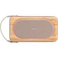 House of Marley Roots Solar Bluetooth Speaker - Small Portable Bluetooth Speaker for Travel & Outdoor, Weatherproof & IP67 Waterproof Rating, 14Hr Playtime - Wireless Speakers for Phone, Cream