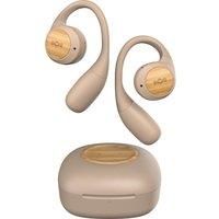 House of Marley Liberate Open Ear Headphones - Open Bluetooth Earbuds with Built-in Microphone, 20 Hr Playtime, USB-C Charging Case, Sustainable Materials, Cream