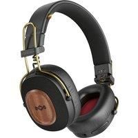 HOUSE OF MARLEY Positive Vibration Riddim Wireless Bluetooth Noise-Cancelling Headphones - Black & Gold, Black,Gold