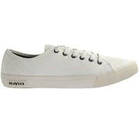 Monterey Sneaker Standard White Cotton Canvas Lace-Up Trainers