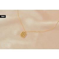 Titanium Steel Gold Chain Necklace For Women In 6 Options - Silver