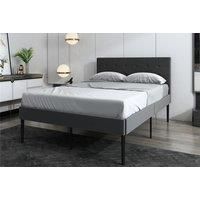 Linen Grey Bed Frame Set With Mattress Options!