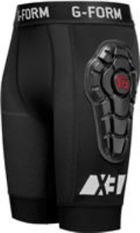 G-Form Youth Pro-X3 Bike Liner - Dirt Bike and Mountain Bike Sports Shorts - Black, Youth Large/X-Large