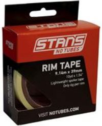 Stans No Tubes Tubeless Rim Tape - Clear - 9m x 39mm, Clear