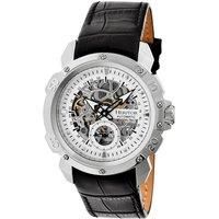Conrad Skeleton LeatherBand Watch