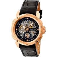 Conrad Skeleton LeatherBand Watch