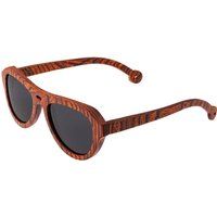 Spectrum Stroud Orange Wood Polarized Unisex Sunglasses 110BK