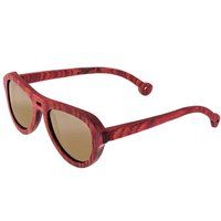 Spectrum Keaulana Cherry Wood Polarized Gold Lens Unisex Sunglasses 112GD