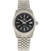 Empress Constance Automatic Bracelet Watch w/Date - Silver/Black UNI SEX