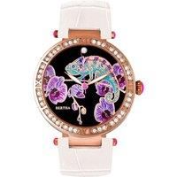 Camilla Mother-Of-Pearl Leather-Band Watch