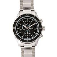 Maverick Chronograph Leather-Band Watch with Date