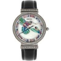 Emily Mother-Of-Pearl Leather-Band Watch