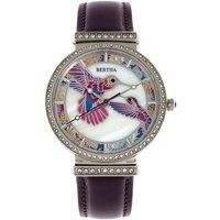 Emily Mother-Of-Pearl Leather-Band Watch