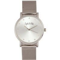 Savannah Mesh Bracelet Watch with Swarovski Crystals