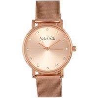 Savannah Mesh Bracelet Watch with Swarovski Crystals