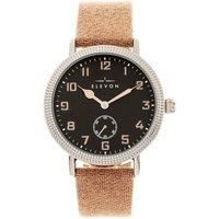 Northrop Wool-Overlaid Leather-Band Watch