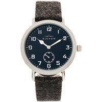 Northrop Wool-Overlaid Leather-Band Watch