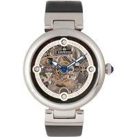Adelaide Automatic Skeleton Leather-Band Watch