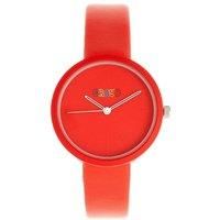 Crayo Blade Red Leatherette Strap Unisex Watch CRACR5403