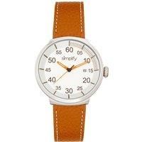 The 7100 Leather-Band Watch with Date