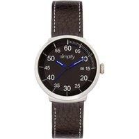 The 7100 Leather-Band Watch with Date