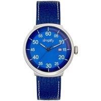 The 7100 Leather-Band Watch with Date