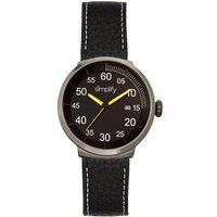 The 7100 Leather-Band Watch with Date