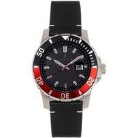 Dive Pro 200 Leather-Band Watch with Date