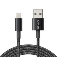 iPhone Charger Cable Anker Lightning Cable - Apple MFi Certified 6ft/1.8m Premium Nylon Apple Charger Fast Charging Cable with Lifetime Warranty for iPhone 11 Pro X XS XR 6 7 8, New AirPods, and More