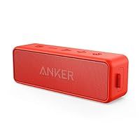 Anker Soundcore 2 Portable Bluetooth Speaker with 12W stereo sound, bassUp, IPX7 waterproof, 24 hours playtime, wireless stereo pairing. A speaker for the home, outdoors and travelling.